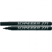 SCHNEIDER LAKAST MARKER SCHNEIDER 271, 127101, DEBELINA ČRTE 1-2 MM, OKROGLA OBLIKA KONICE, ČRN