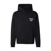 JACK & JONES Majica JWHNORREBRO črna/bela