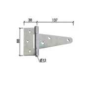 DABEL brodska šarka za vrata SP5 137 fi12mm