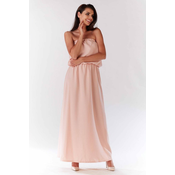 Infinite You Ženska maxi obleka Elizabeth M135 pudrasto roza XL