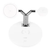 LINQ Polnilna postaja MagSafe 15 W za iPhone, Apple Watch in AirPods, LinQ - bela, (20917846)