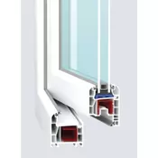 Okno Solid Elements ECO (600x600 mm, PVC, desno, brez kljuke)