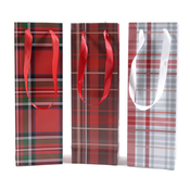 Novogodišnja kesa za pice tartan ( 28617 )