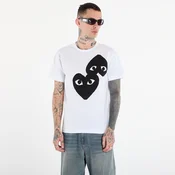Majice Comme des Garçons PLAY T-Shirt Logo Print Knit UNISEX White XS