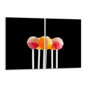 shumee Steklena zaščitna plošča za štedilnik 2x40x52 Lollipops