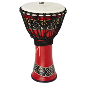 TOCA DJEMBE 10 FREESTYLE ROPE TUNED BALI RED SFDJ-10RP