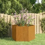 Sadilica boja hrde 60 x 60 x 45 cm od celika COR-TEN