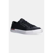 Usnjene superge Tommy Hilfiger CORE CORPORATE VULC LEATHER