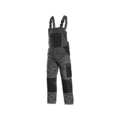 Canis Radne pantalone na tregere phoenix cronos sivo-crne, vel.62 ( 54495 )