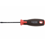 Extol Premium ploščati izvijač SUPERGRIP, (-) 3x75mm, CrV