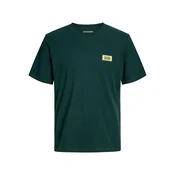JACK & JONES Majica JJRUSH mornarska/svetlo rumena