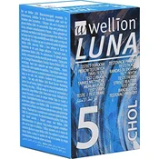 Wellion Luna merilni lističi za za holesterol (5 lističev)
