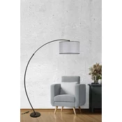 Aberto Design Podna lampa Misr, 85-185 cm, E27, Crna