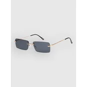 Dot Dash Rayline Shiny Gold Sunglasses grey