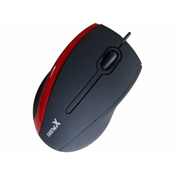 Računalniška miška XP1200 črna/rdeča