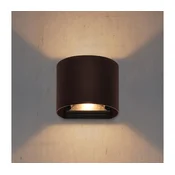 Brilagi - LED spoljašnje zidno svetlo RONDO LED/6W/230V braon IP54