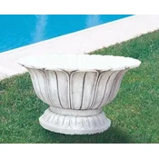 Casa Padrino luxury baroque flower pot antique white A� 36 x H. 32 cm - Made in Italy