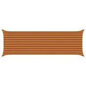 Vidaxl Sončno platno Oranžna in Rjava 2 x 6 m 100% poliester Oxford