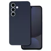 Silikonski ovitek za Samsung Galaxy S25 FE - mat liquid - moder
