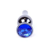 Gardj Europe MyLove Toys – Nakit Dark Silver BUTT PLUG – temno modra