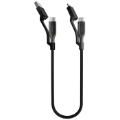 Kabel Nomad Universal Kevlar Cable USB-C, 0.3m, carbide (NM014926848)