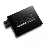 PLANET FT-801 network media converter 100 Mbit/s 1310 nm Multi-mode Black