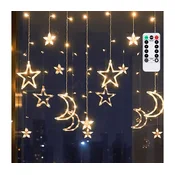 Aigostar - spoljni LED božicni niz 120xLED/6W/230V/8 funkcija 3x0,6m IP44 topla bela DO