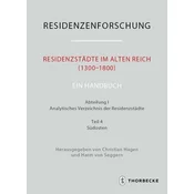 Residenzstädte im Alten Reich (1300-1800). Ein Handbuch