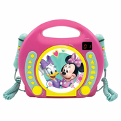 CD player Lexibook - Disney Minnie, s 2 mikrofona, roza