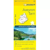 Aveyron, Tarn - Michelin Local Map 338