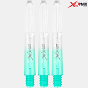 Trupi za pikado puščice XQMax/Shafts/Green-Transparent