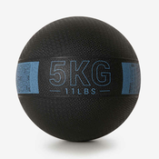 DOMYOS Crno-plava medicinska lopta (5 kg) 5kg