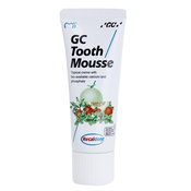 GC Tooth Mousse Mint remineralizacijska zaĹˇÄŤitna krema za obÄŤutljive zobe brez fluorida za profesionalno uporabo (Topical Creme with Calcium  Phosphate) 35 ml