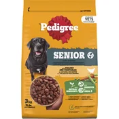 Pedigree Suha pasja hrana Senior - perutnina in zelenjava - 3 kg