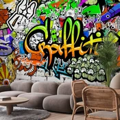 Foto tapeta - Graffiti on the Wall 98x70 Samoljepljiva