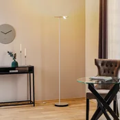 Bopp Share LED-stropna svetilka z bralno lučjo, aluminij - Dnevna soba/jedilnica - Sodobni - anodizirano aluminij - Kovina