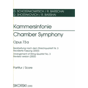 SHOSTAKOVICH:CHAMBER SYMPHONY 73A STUDY SCORE