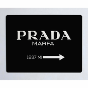 Črna namizna podloga Black Prada - Little Nice Things