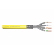CAT 7A S-FTP installation kabel, 1500 MHz Cca, AWG 22/1, 1000 m, SX, yellow