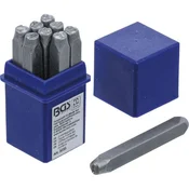 BGS set označevalnih žigov za številke, standardni, 5 mm