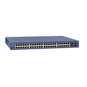 NETGEAR GS748T Upravljano L2+ Gigabit Ethernet (10/100/1000) Plavo