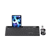 MARVO OFFICE KC411W HR BK WIRELESS COMBO SLO/CRO LAYOUT