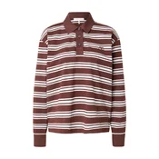rag & bone Majica  rjava / bela