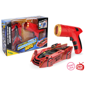 ROCK BUGGY Antigravitacijski RC avto z laserjem 15 cm rdeč - angleška embalaža
