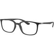 Ray-Ban RX7208 5204 M (52) Črna/Kristalna