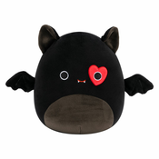 Squishmallows Emily črni netopir z očesno prevezo