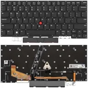 Tastatura za laptop Lenovo ThinkPad X1 Carbon 9th Gen 9 2021 X1C 2021 mali enter, backlight, pointer ( 111388 )
