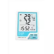 Merac temperature i vlažnosti sa satom Flus FL-201