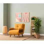 ATELIER DEL SOFA Sofa-krevet sa 1 sedaljkom Cosmo Single Bohemian Mustard
