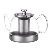 YAOSHENG Čajnik, vrč s filtrom Bon Tea 1,2l/borosilikatno steklo, inox, (5000219129)